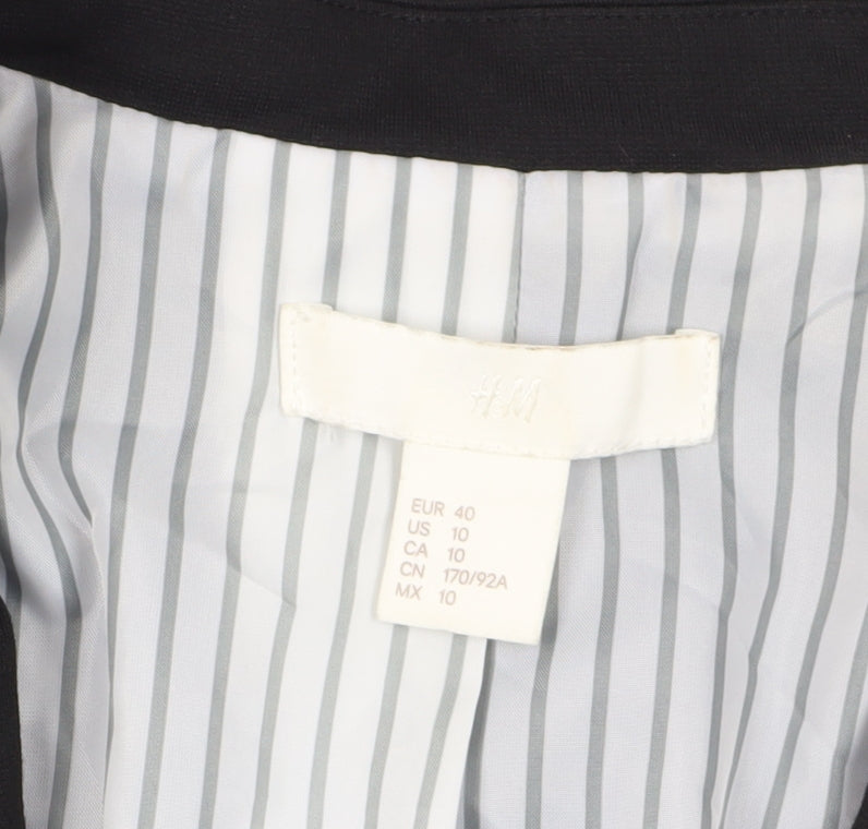 H&M Women's Black Blazer Suit Jacket Size 12