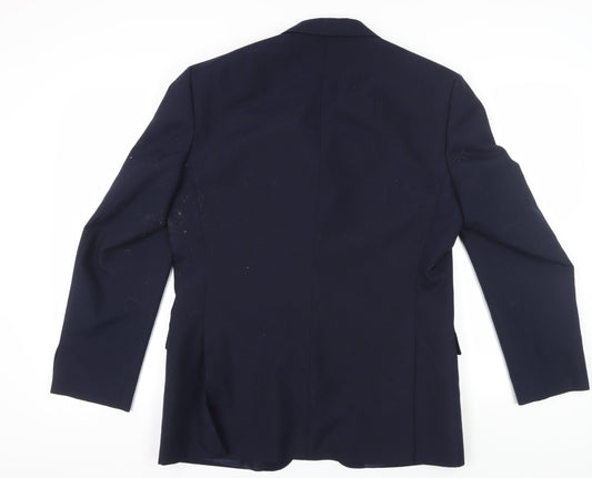 Mens UK Size 40 Varteks Regular Blue Suit Jacket