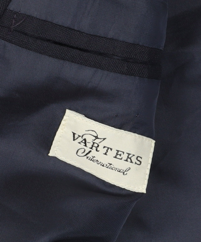 Mens UK Size 40 Varteks Regular Blue Suit Jacket