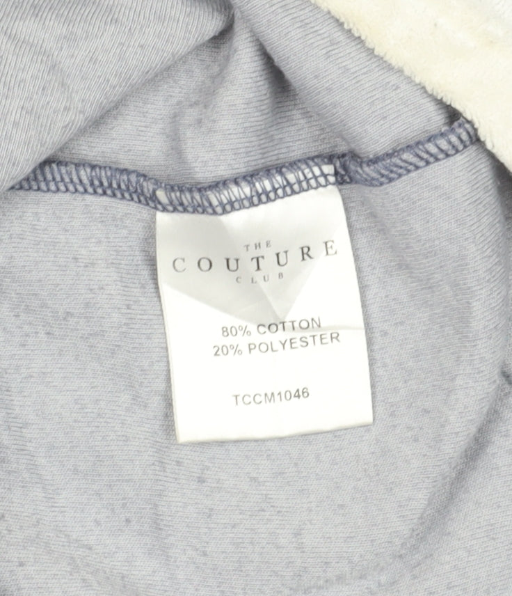 The Couture Club Men's Grey Crew Neck T-Shirt XL