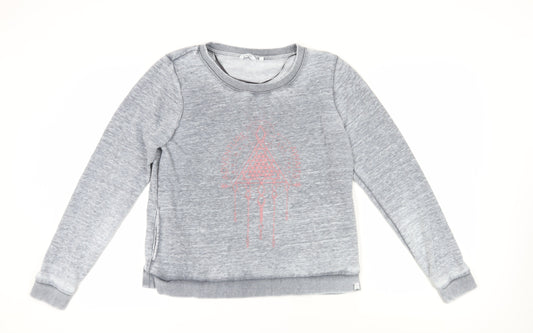 Womens UK Size 14 Animal Grey Pullover Sweatshirt