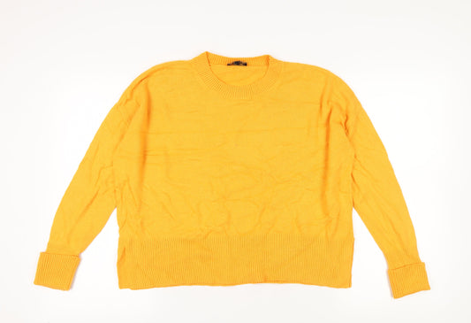 Womens UK Size XS Phase Eight Yellow Pullover Jumper