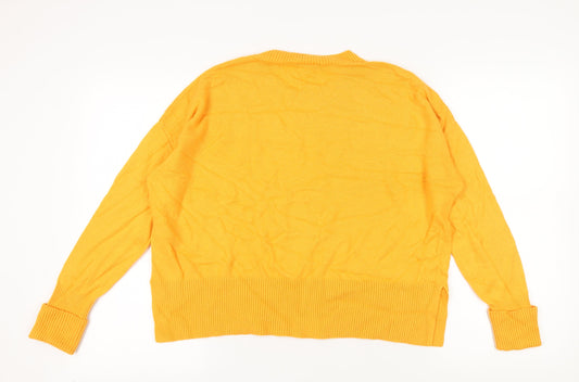 Womens UK Size XS Phase Eight Yellow Pullover Jumper