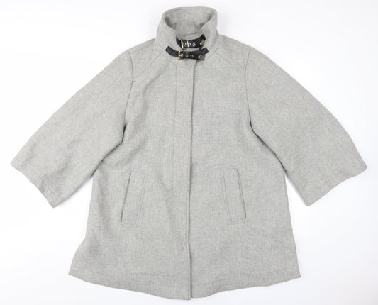 Womens UK Size 14 Zara Grey Overcoat