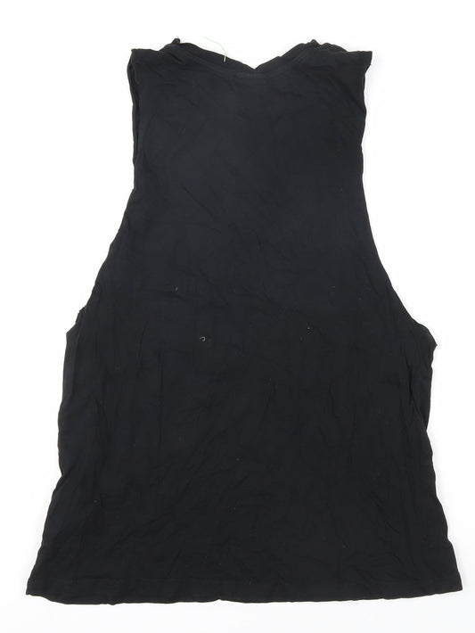 Womens UK Size 12 Atmosphere Black Cropped Tank
