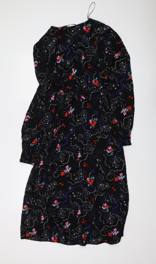 Marks and Spencer Women's Floral Midi Dress Size 10