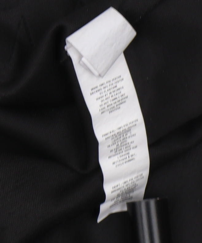 Boohoo Women’s Black Floral Pinafore Dress, Size 4