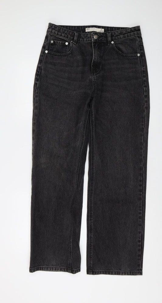 Mens UK Size 28 ASOS Straight Black Jeans