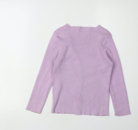 Womens UK Size S Stradivarius Purple Cardigan Jumper