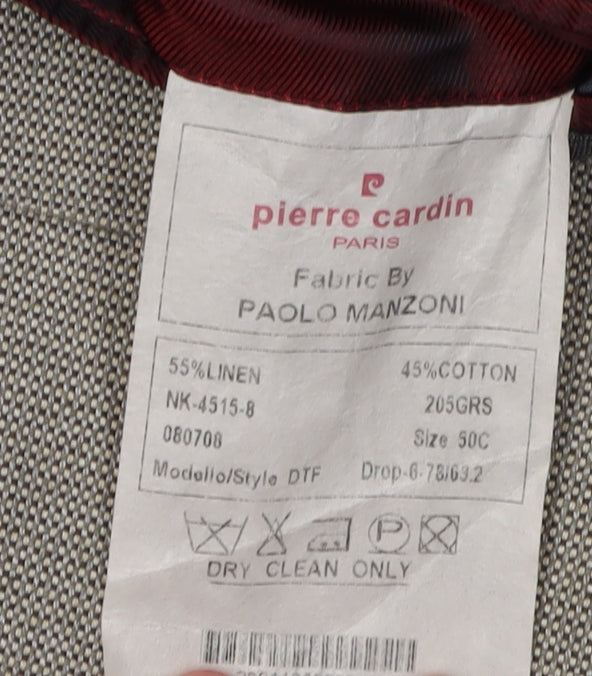 Mens UK Size 50 Pierre Cardin Regular Grey Suit Jacket