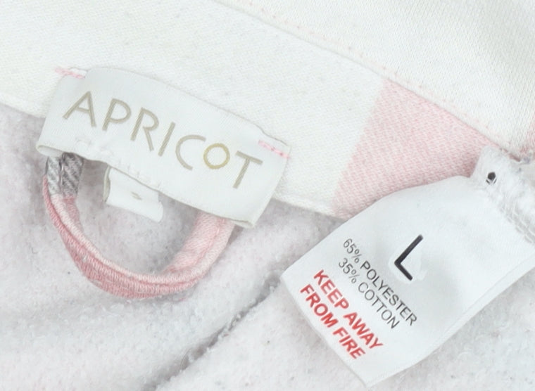 Apricot Women's Pink Check Basic Jacket, L, Flannel