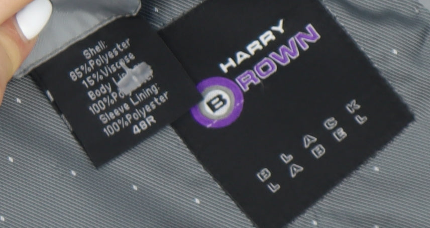 Mens UK Size 48 Harry Brown Regular Grey Suit Jacket