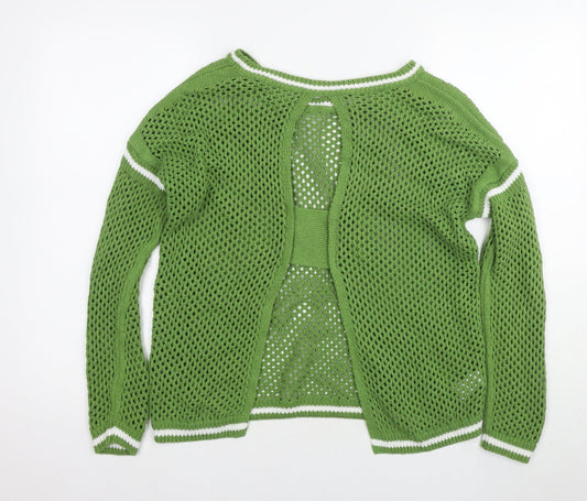 Womens UK Size 8 NEXT Green Cardigan Jumper