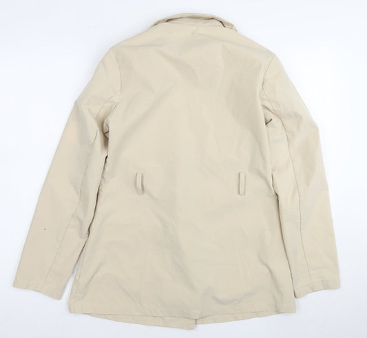 I Saw It First Women Beige Military Jacket Size 10
