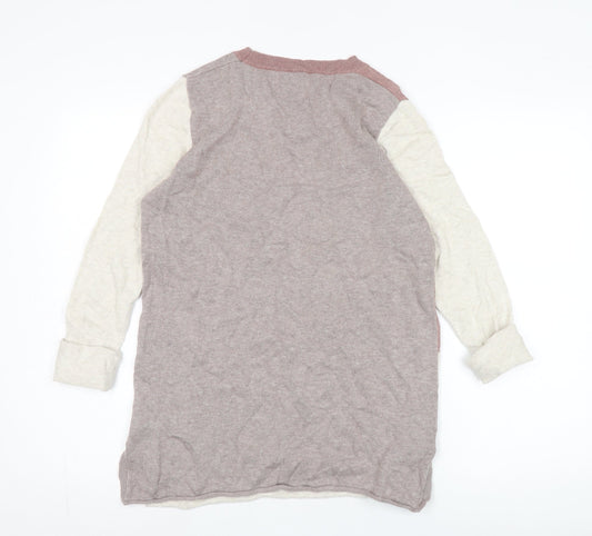 Womens UK Size S Poetry Multicoloured Tunic Jumper