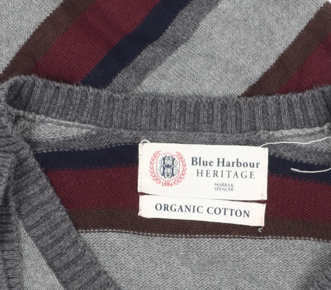 Marks and Spencer Men's Multicoloured XL Pullover Jumper