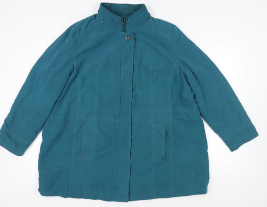 Womens UK Size XL BM Blue Basic Jacket