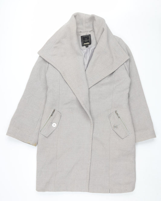Womens UK Size 12 Lipsy Beige Basic Jacket