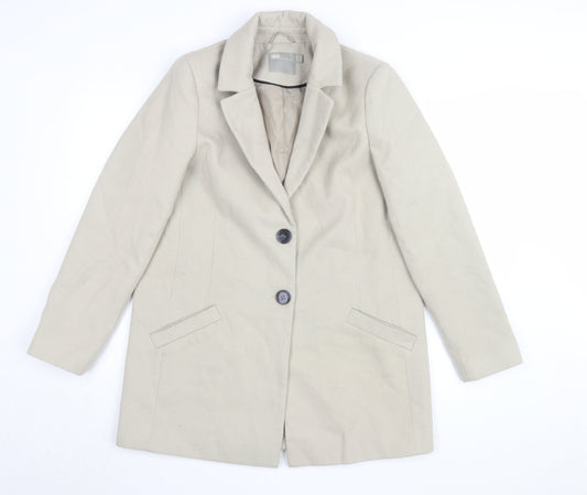 Womens UK Size 12 ASOS Beige Basic Jacket