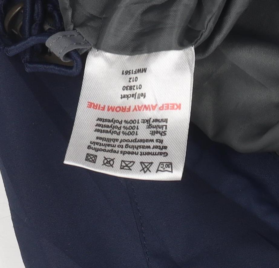 Mens UK Size M Mountainlife Blue Windbreaker Coat