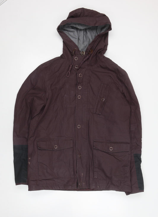 Womens UK Size M River Island Brown Parka Coat