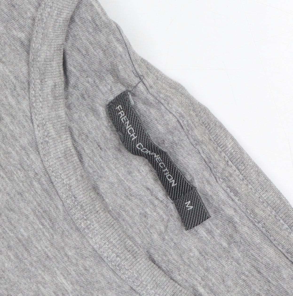 French Connection Grey T-Shirt, Unisex M, Casual Comfort