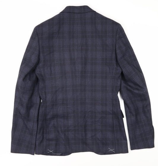 Mens UK Size 34 Marks and Spencer Regular Blue Suit Jacket