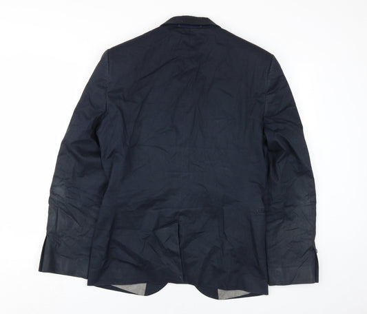 Next Men's Blue Blazer, Size 38, Regular Fit