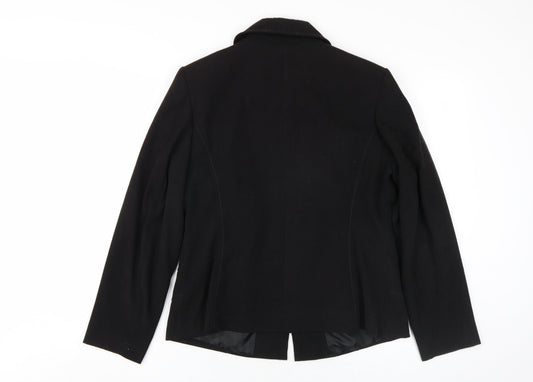 Womens UK Size 14 BM Black Basic Jacket