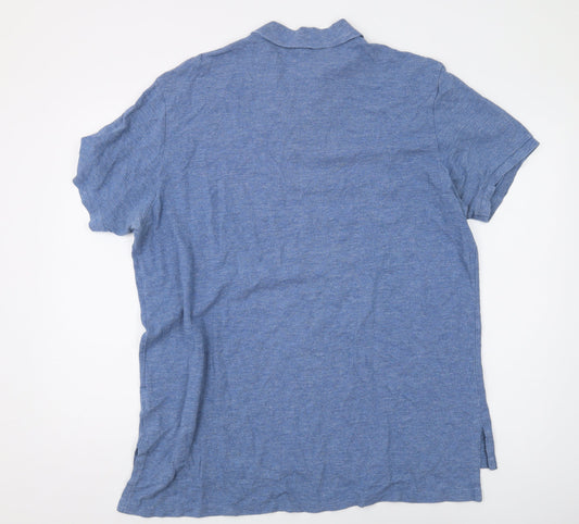 Ralph Lauren Men's Blue 2XL Polo Shirt Casual Logo