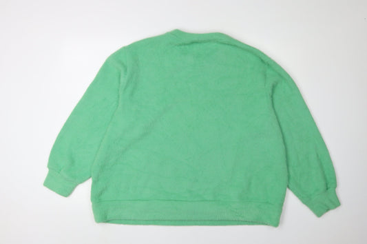 Womens UK Size XL Marks and Spencer Green Pullover Jumper