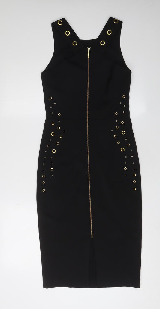 Marks and Spencer Women's Black Sheath Midi Dress