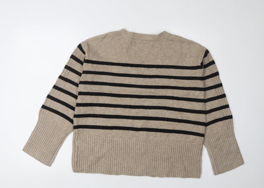 Womens UK Size S Marks and Spencer Beige Jumper Jumper