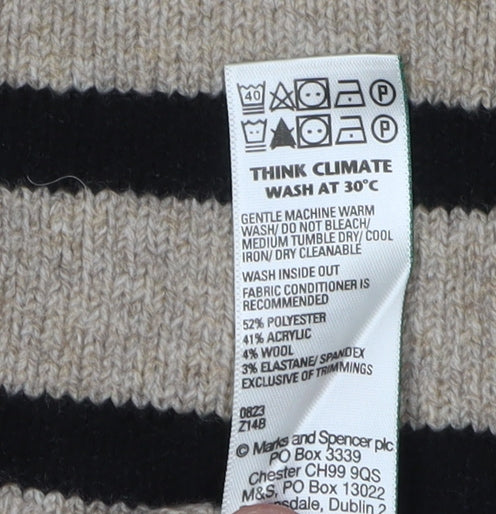 Womens UK Size S Marks and Spencer Beige Jumper Jumper