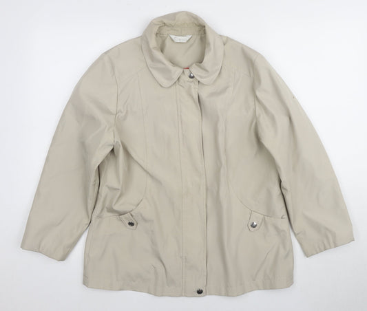 Womens UK Size S Classics Beige Basic Jacket