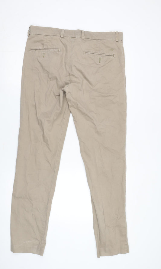 Dockers Men's Beige Chino Trousers Extra-Slim L