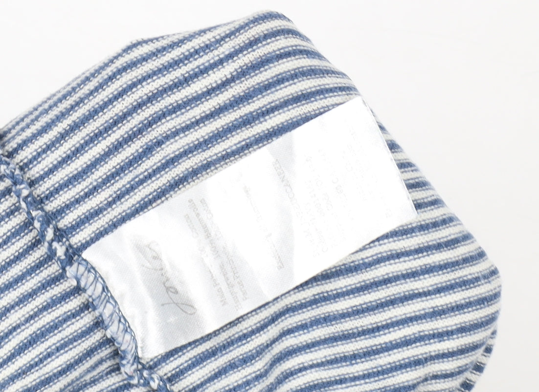 Tom Joule Boys Blue Striped Sweat Shorts, 3 Years, Elastic Waist
