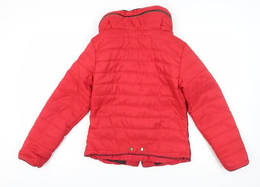 Womens UK Size M Lasula Red Puffer Jacket