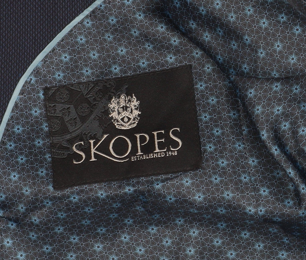 Mens UK Size 38 Skopes Regular Blue Suit Jacket
