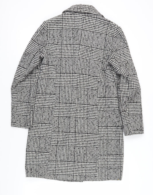 Womens UK Size 8 New Look Multicoloured Pea Coat