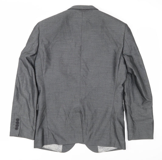 Mens UK Size 38 NEXT Regular Grey Suit Jacket