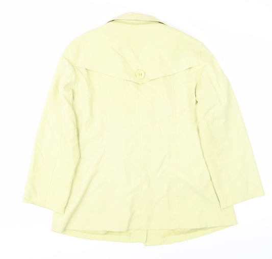 Womens UK Size 14 Marks and Spencer Yellow Basic Jacket
