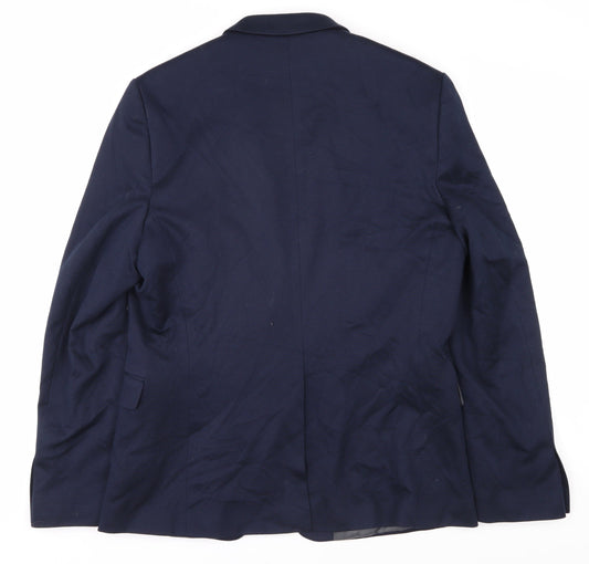 Mens UK Size 42 Burton Regular Blue Suit 2 Piece