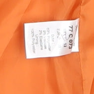 Brand and care label for Kaleidoscope Women's Orange Coat, UK 12, Belted Overcoat