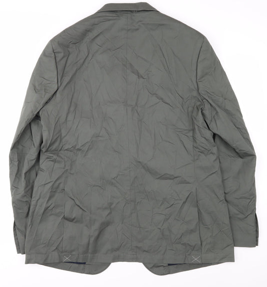 Mens UK Size 46 Marks and Spencer Regular Green Suit Jacket