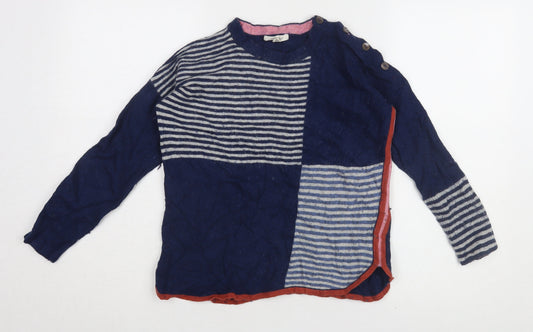 Womens UK Size 8 White Stuff Blue Pullover Jumper