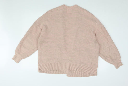 Womens UK Size S Urban Outfitters Pink Cardigan Jumper