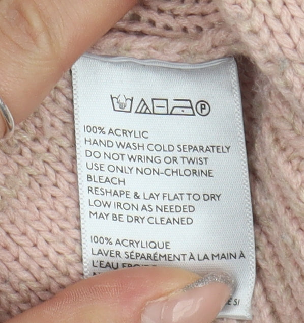 Womens UK Size S Urban Outfitters Pink Cardigan Jumper