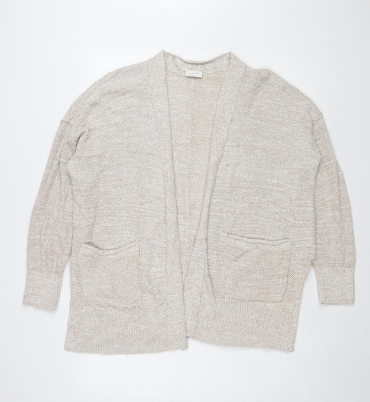 Womens UK Size M VILA Beige Cardigan Jumper