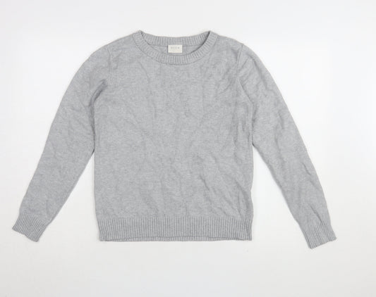 Womens UK Size S VILA Grey Pullover Jumper